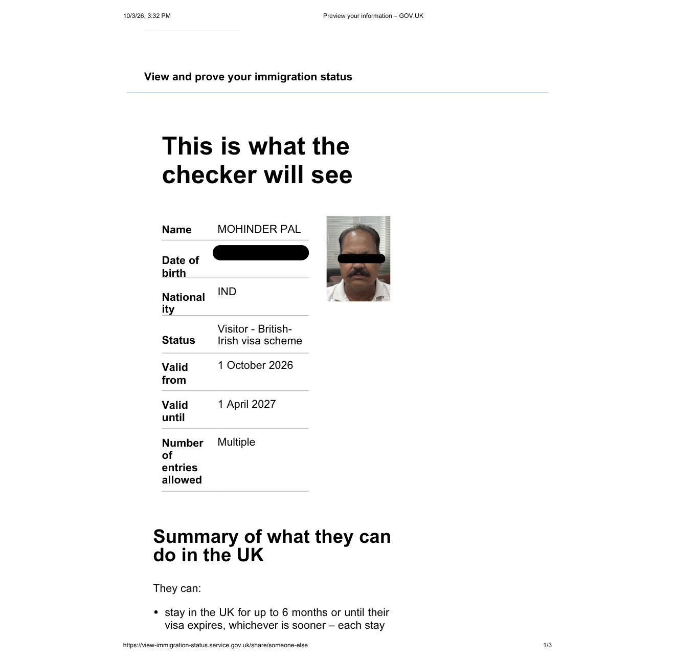 UK Visitor Visa | Tourist for  UK