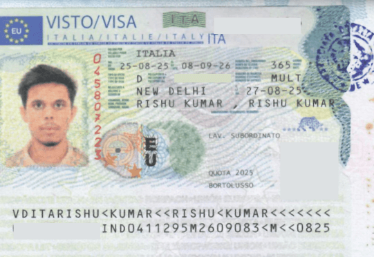 Italy Employment Visa | Schengen Visa for  Italy