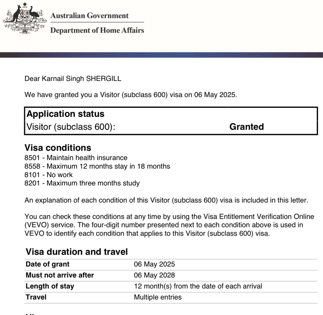 Australia Visitor Visa (Subclass 600) | Tourist for  Australia